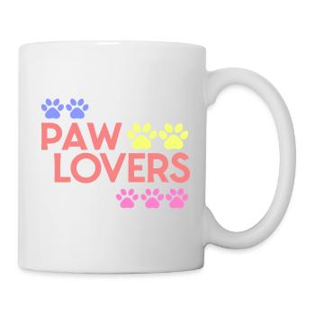Rainbow Paw Liebhaber - Tasse - Weiß - Rechts