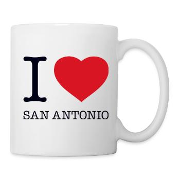 I love San Antonio - Tasse - Weiß - Rechts