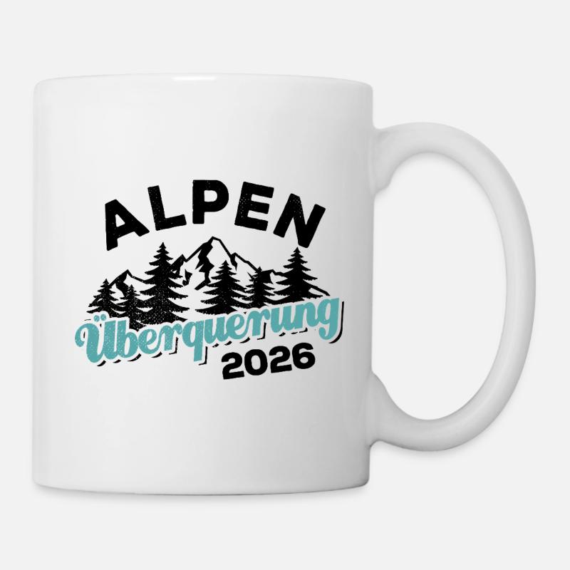 Alpen Überquerung 2026 - Wandern - Tasse - Weiß