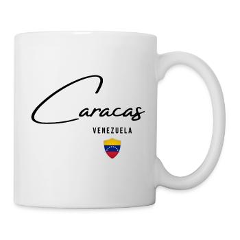 Caracas, Venezuela, design élégant de Caracas - Mug blanc - blanc - Droite