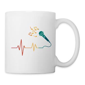 Heartbeat-Mikrofon - Tasse - Weiß - Rechts