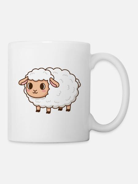 Schaf - Tasse - Weiß