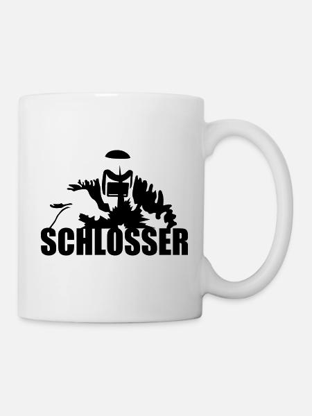 Schlosser - Tasse - Weiß