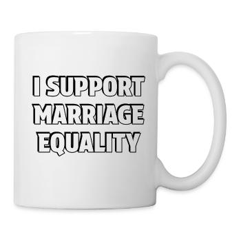 Support Marriage Equality - Mug - white - Right