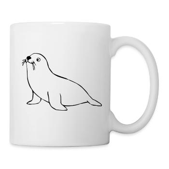 Seal Seal T-shirt Gift Northern Germany - Mug - white - Right