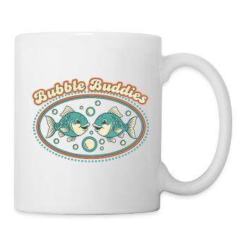 Copains bulles - Mug blanc - blanc - Droite