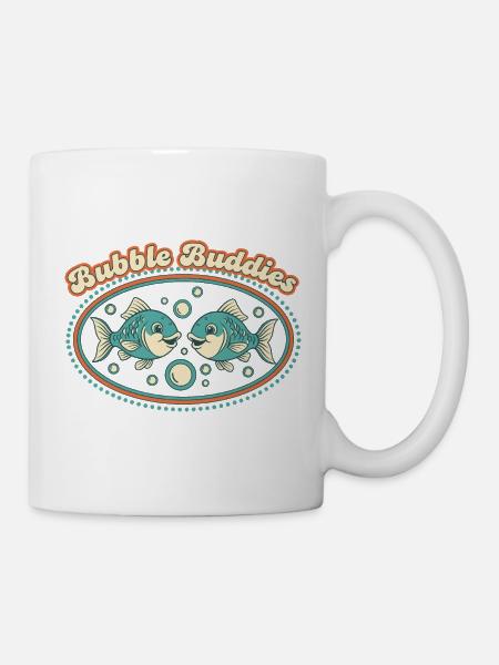 Bubble Buddies - Tasse - Weiß