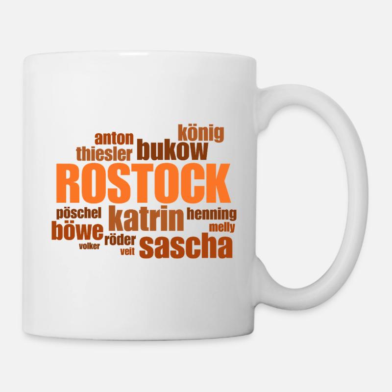 HRO - Rostock Polizeiruf - Tasse - Weiß