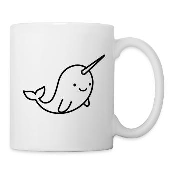 Narwal - Tasse - Weiß - Rechts