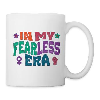 À mon époque sans peur - Mug blanc - blanc - Droite