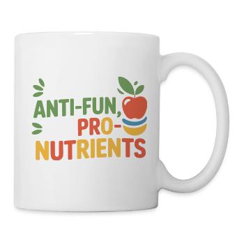 Guide nutritionnel critique pour diététicien agréé - Mug blanc - blanc - Droite