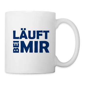 Runs with me - Cool saying - Running - Mug - white - Right