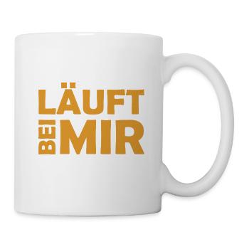 Runs with me - Cool saying - Running - Mug - white - Right