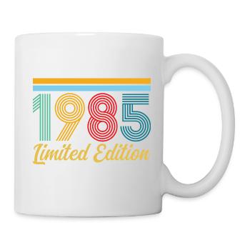 Anniversaire 1985 Né en 1985 Vintage Rétro Cadeau - Mug blanc - blanc - Droite