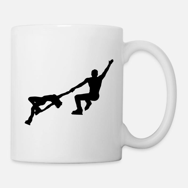 Eiskunstlauf - Tasse - Weiß