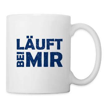 Runs with me - Cool saying - Running - Mug - white - Right