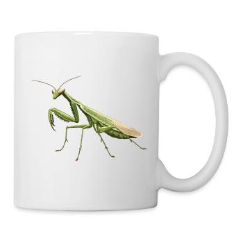 Gottesanbeterinnen Gottesanbeterin - Tasse - Weiß - Rechts