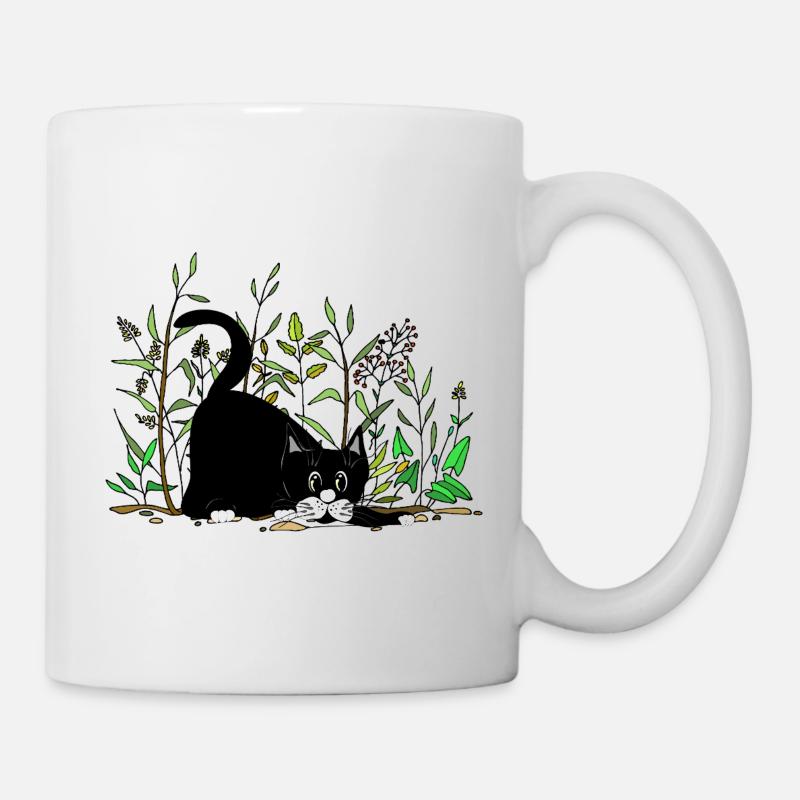 Katze - Tasse - Weiß