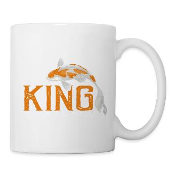 Koi King Bold Pond Owner Aquatic Hobby Master - Mug - white - Right