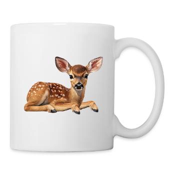 Rehkitz-Reh - Tasse - Weiß - Rechts