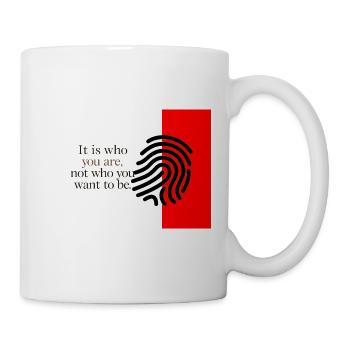 Real You Fingerprint Contrast - Mug - white - Right
