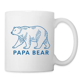 Papa Ours - Mug blanc - blanc - Droite