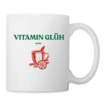 Vin chaud vitaminé Design du marché de Noël sain - Mug blanc - blanc - Droite