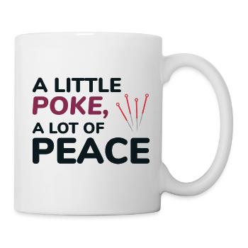 Acupuncturist Little Poke Lot Of Peace Profession - Mug - white - Right