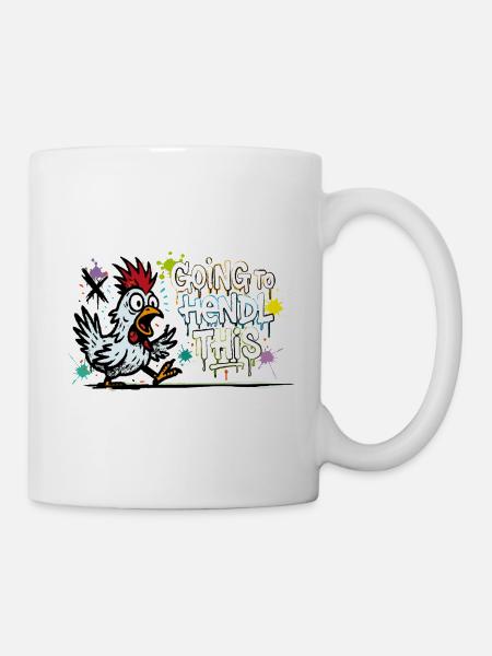 Going to Hendl This Graffiti Denglisch Spruch - Tasse - Weiß