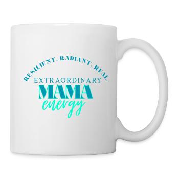 Miami Energy Neon-Typografie - Tasse - Weiß - Rechts