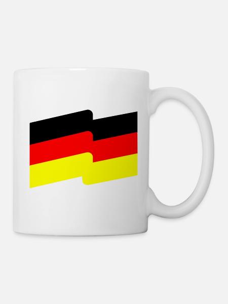 Flagge - Tasse - Weiß