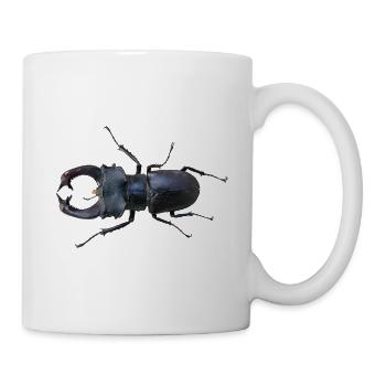 Hirschkäfer  - Mug - white - Right