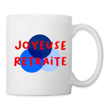 RETIREMENT. RETIREMENT. RETIRED. RETIREMENT - Mug - white - Right