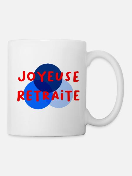 RETRAITE. RETRAITE. RETRAITEE. RETRAITE - Mug blanc - blanc