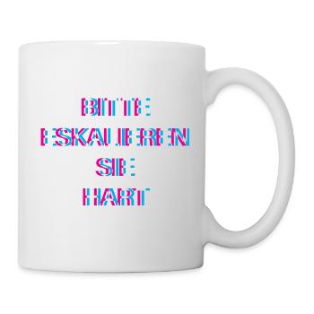 Hardtekk Tekk - Tasse - Weiß - Rechts