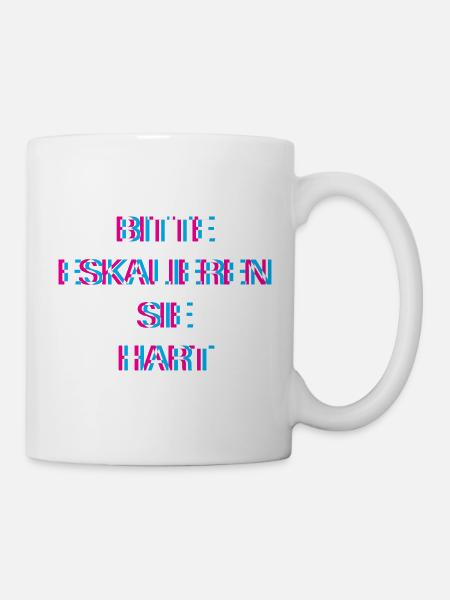 Hardtekk Tekk - Tasse - Weiß
