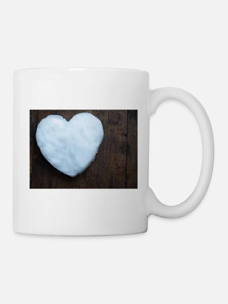 Heart of Snow - Mug - white