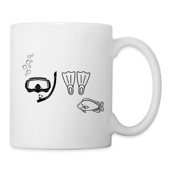 Scuba diving - gift idea - Mug - white - Right