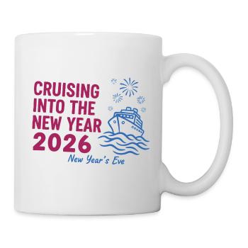 Entrer dans la nouvelle année 2026 Réveillon du Nouvel An - Mug blanc - blanc - Droite