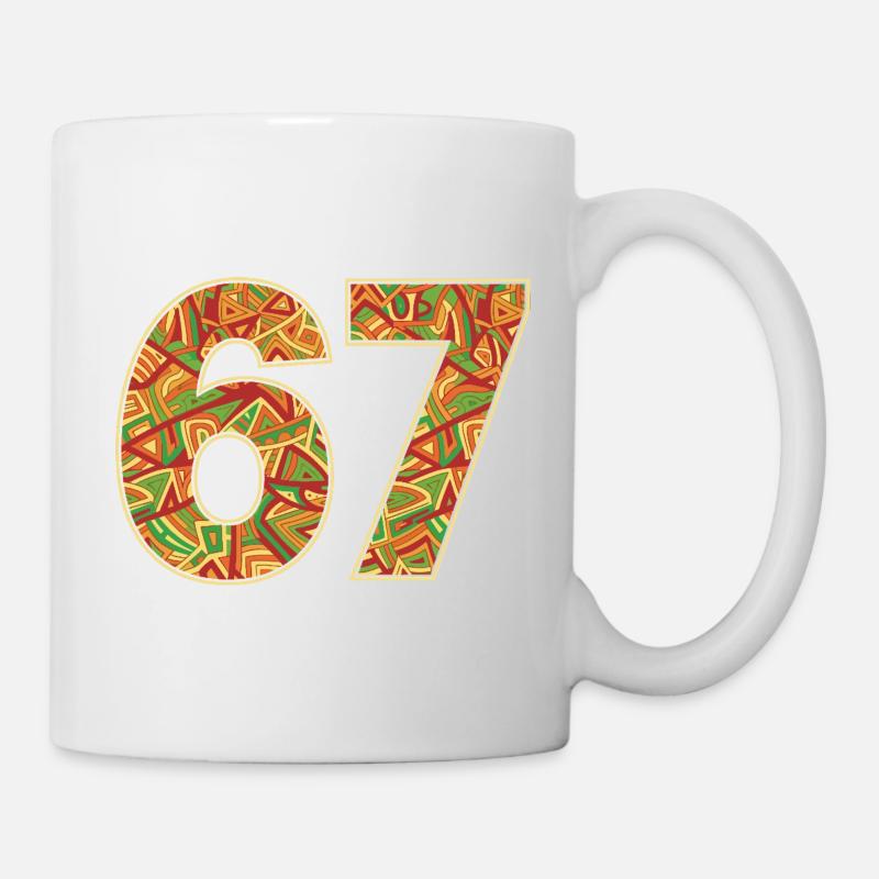 Africa Tribal 67 Pattern - Mug - white