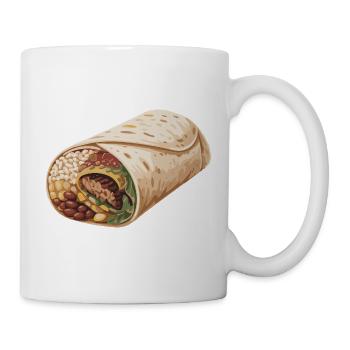 Burrito Wrap Illustration - Mug - white - Right