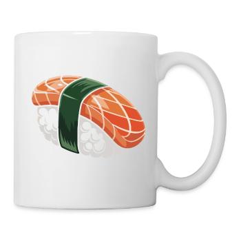 Nigiri Sushi mit Grüner Band - Tasse - Weiß - Rechts