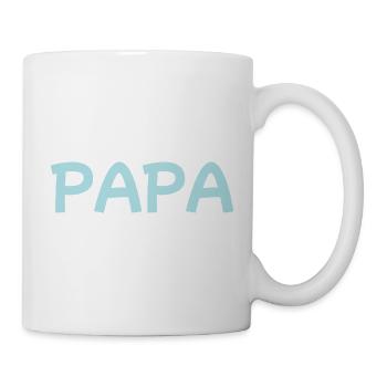 Bald Vater der Liebe schenkt zukünftigen Vater - Tasse - Weiß - Rechts
