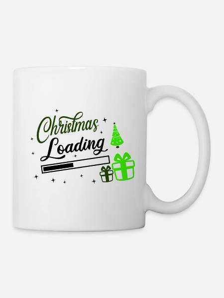 Christmas Loading - Tasse - Weiß