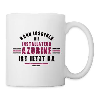 Trainee plumber training plumber - Mug - white - Right
