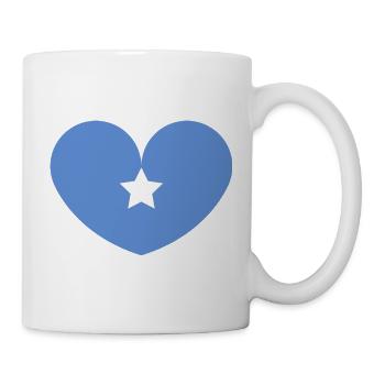 Somalia-Herzflagge - Tasse - Weiß - Rechts