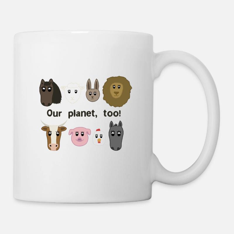 Unser Planet - Tasse - Weiß