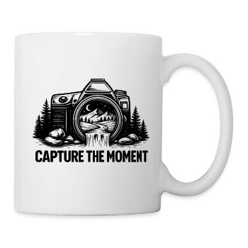 Fange die Moment-Berglandschaft ein - Tasse - Weiß - Rechts