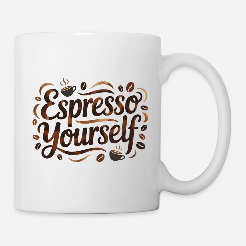 Espresso vous-même - Mug blanc - blanc