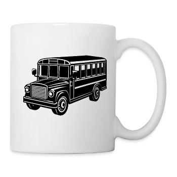 School bus - Mug - white - Right